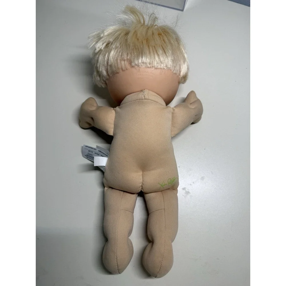 Cabbage Patch Kids Doll JAKKS 2012 Blonde Hair Brown eyes Original Sweater 1978